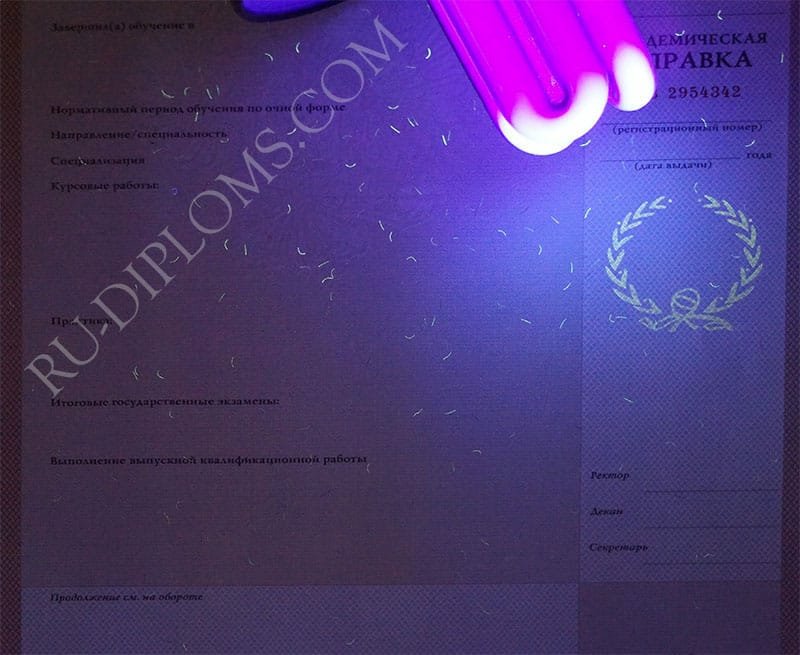 Академическая справка  